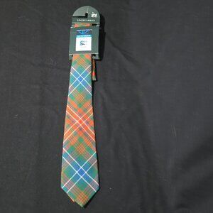 NWT - Lochcarron Made in Scotland Wool Necktie - WILSON TARTAN - 3" x 54"
